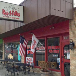 Exterior view of Rocafellas Pizza